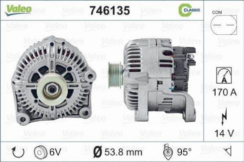 Valeo 746135 - Laturi inparts.fi