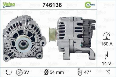 Valeo 746136 - Laturi inparts.fi