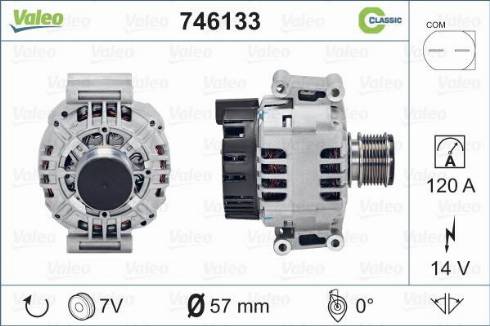 Valeo 746133 - Laturi inparts.fi