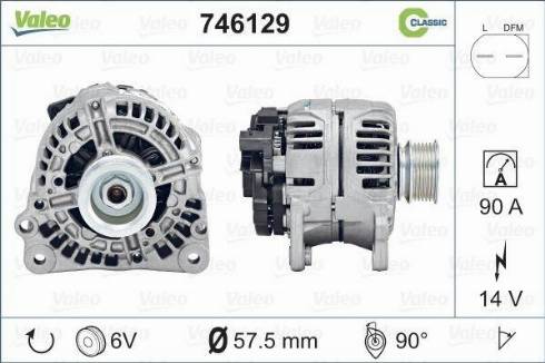 Valeo 746129 - Laturi inparts.fi