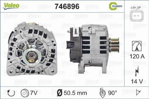 Valeo 746896 - Laturi inparts.fi