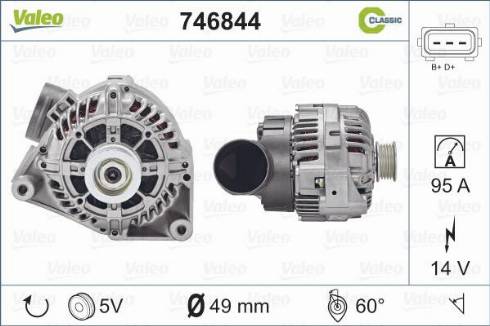 Valeo 746844 - Laturi inparts.fi