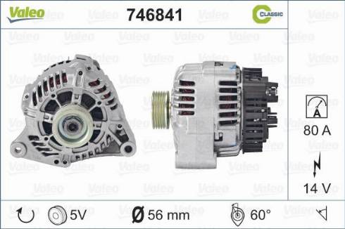 Valeo 746841 - Laturi inparts.fi