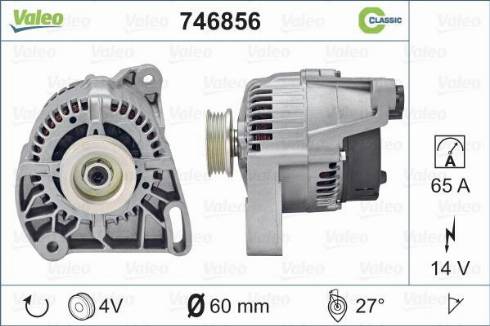 Valeo 746856 - Laturi inparts.fi