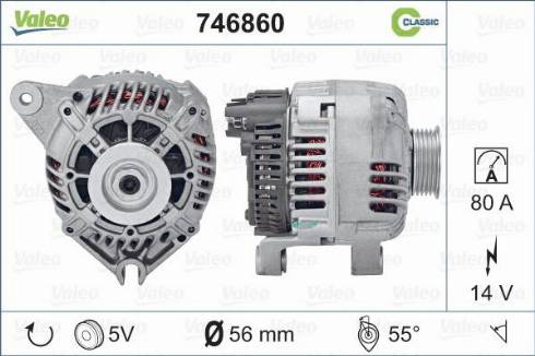 Valeo 746860 - Laturi inparts.fi