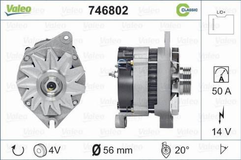 Valeo 746802 - Laturi inparts.fi