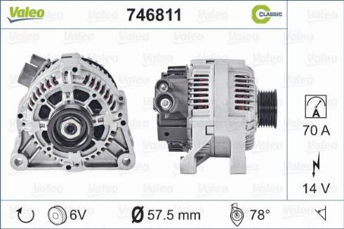 Valeo 746811 - Laturi inparts.fi