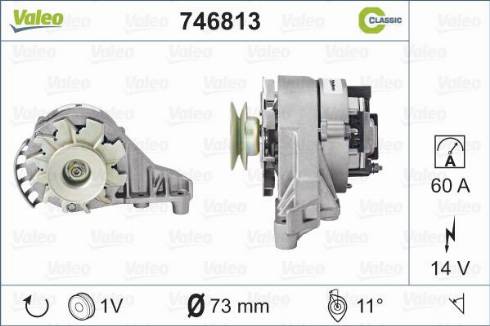 Valeo 746813 - Laturi inparts.fi