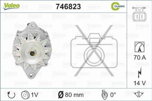 Valeo 746823 - Laturi inparts.fi