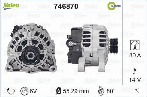 Valeo 746870 - Laturi inparts.fi