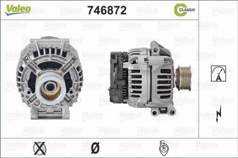 Valeo 746872 - Laturi inparts.fi