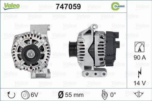 Valeo 747059 - Laturi inparts.fi