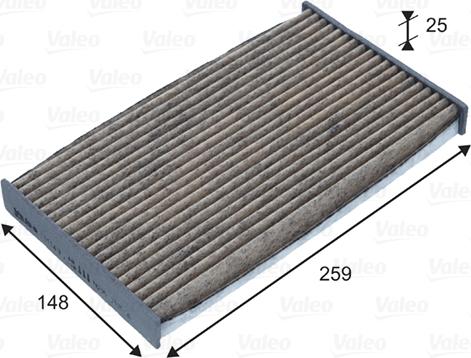 Valeo 701049 - Suodatin, sisäilma inparts.fi