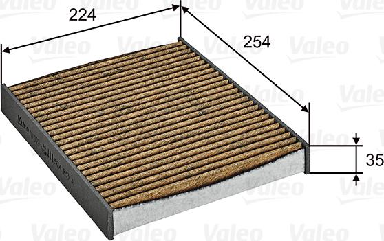 Valeo 701029 - Suodatin, sisäilma inparts.fi