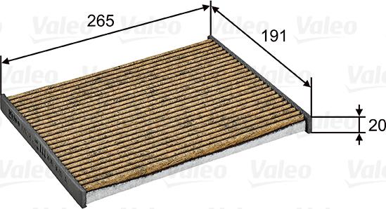 Valeo 701028 - Suodatin, sisäilma inparts.fi