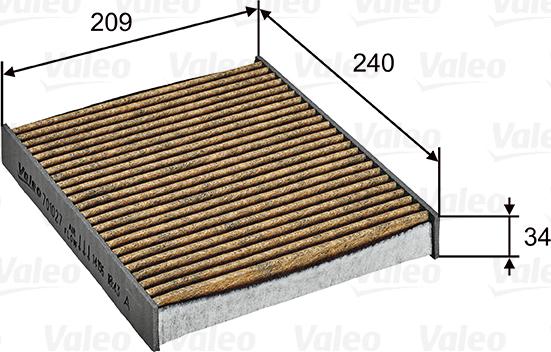 Valeo 701027 - Suodatin, sisäilma inparts.fi