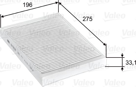 Valeo 715597 - Suodatin, sisäilma inparts.fi