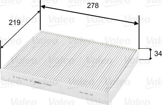 Valeo 715581 - Suodatin, sisäilma inparts.fi