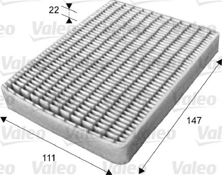 Valeo 715656 - Suodatin, sisäilma inparts.fi