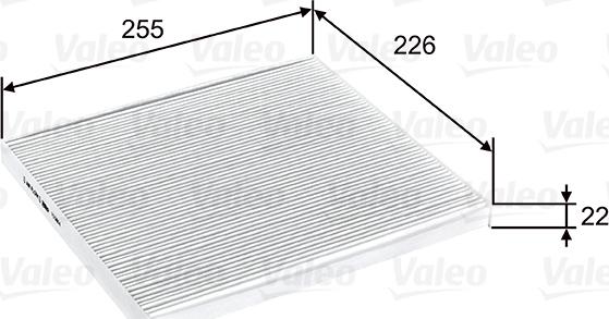 Valeo 715804 - Suodatin, sisäilma inparts.fi