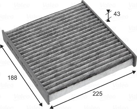 Valeo 715818 - Suodatin, sisäilma inparts.fi