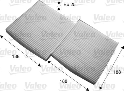 Valeo 715714 - Suodatin, sisäilma inparts.fi