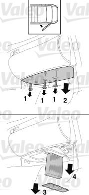 Valeo 716044 - Suodatin, sisäilma inparts.fi