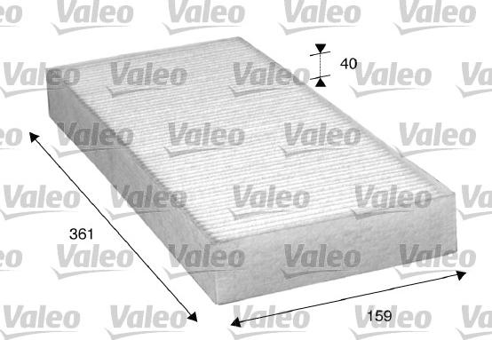 Valeo 716035 - Suodatin, sisäilma inparts.fi