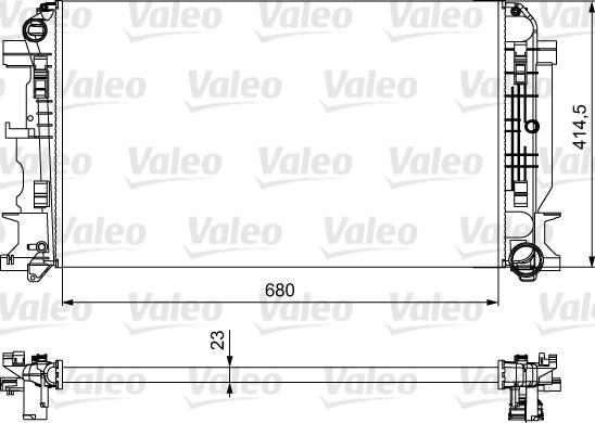 Valeo 734926 - Jäähdytin,moottorin jäähdytys inparts.fi