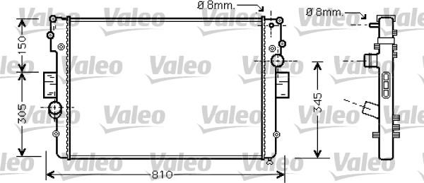 Valeo 734449 - Jäähdytin,moottorin jäähdytys inparts.fi