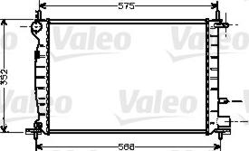 Valeo 734543 - Jäähdytin,moottorin jäähdytys inparts.fi