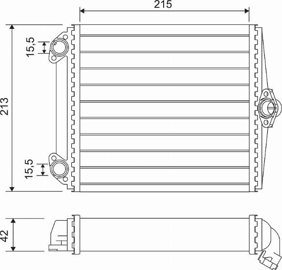 Valeo 734637 - Lämmityslaitteen kenno inparts.fi