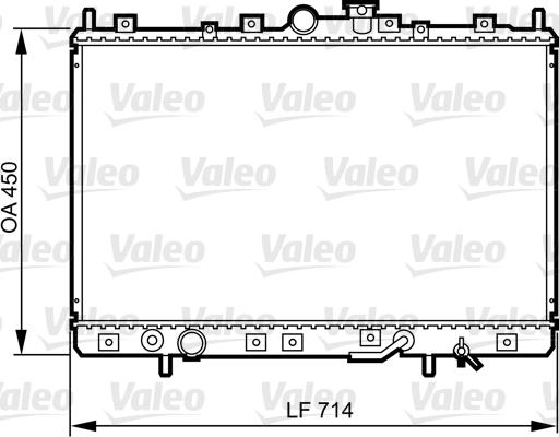 Valeo 734196 - Jäähdytin,moottorin jäähdytys inparts.fi