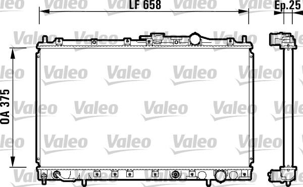 Valeo 734139 - Jäähdytin,moottorin jäähdytys inparts.fi