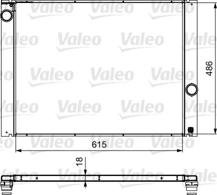 Valeo 734898 - Jäähdytin,moottorin jäähdytys inparts.fi