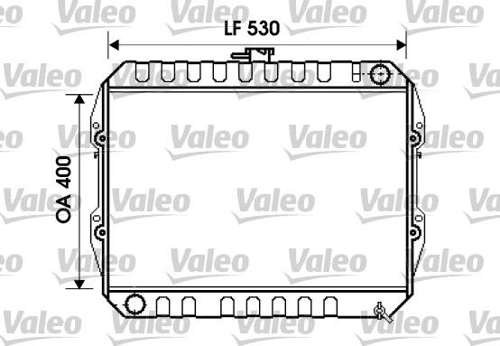 Valeo 734846 - Jäähdytin,moottorin jäähdytys inparts.fi