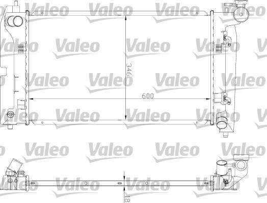 Valeo 734851 - Jäähdytin,moottorin jäähdytys inparts.fi