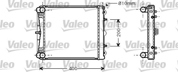 Valeo 734827 - Jäähdytin,moottorin jäähdytys inparts.fi