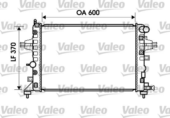 Valeo 734381 - Jäähdytin,moottorin jäähdytys inparts.fi