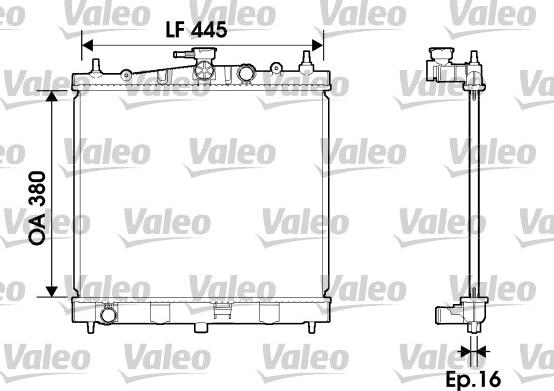 Valeo 734246 - Jäähdytin,moottorin jäähdytys inparts.fi