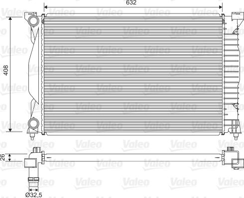 Valeo 734269 - Jäähdytin,moottorin jäähdytys inparts.fi