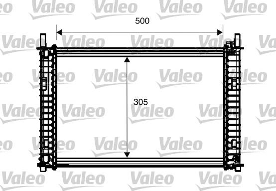 Valeo 734274 - Jäähdytin,moottorin jäähdytys inparts.fi