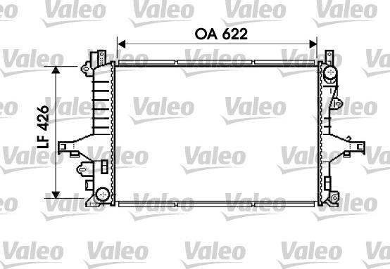 Valeo 734719 - Jäähdytin,moottorin jäähdytys inparts.fi