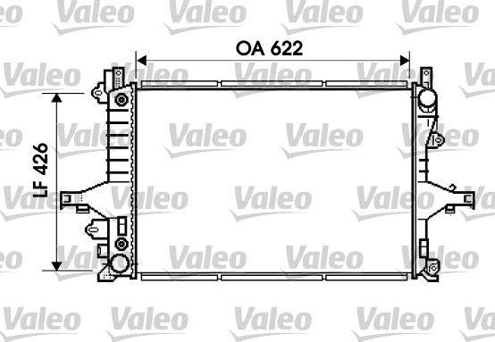 Valeo 734720 - Jäähdytin,moottorin jäähdytys inparts.fi