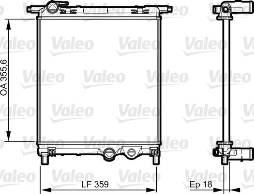 Valeo 735469 - Jäähdytin,moottorin jäähdytys inparts.fi