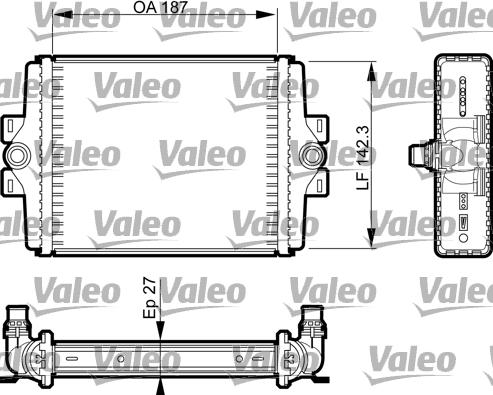 Valeo 735467 - Jäähdytin,moottorin jäähdytys inparts.fi