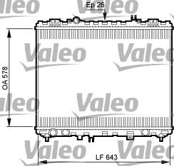 Valeo 735506 - Jäähdytin,moottorin jäähdytys inparts.fi