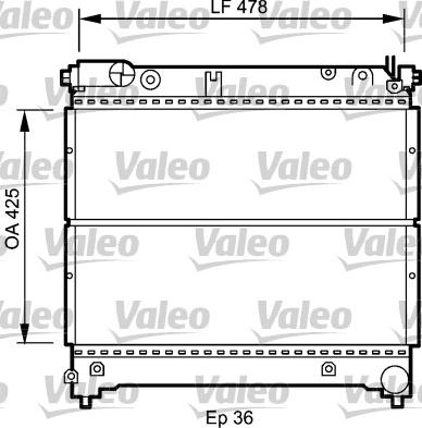 Valeo 735073 - Jäähdytin,moottorin jäähdytys inparts.fi