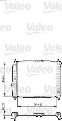 Valeo 735157 - Jäähdytin,moottorin jäähdytys inparts.fi