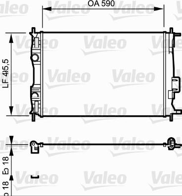 Valeo 735119 - Jäähdytin,moottorin jäähdytys inparts.fi